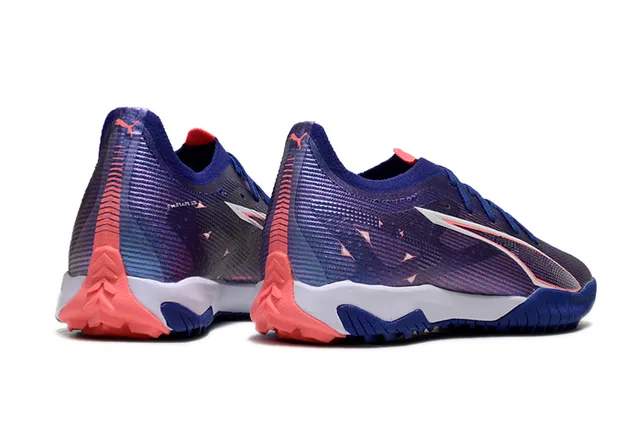 Puma Future Z Purple Blue Engineered Knit Upper Gradient Indoor Soccer Shoes 5