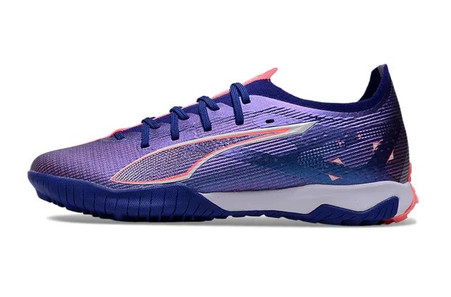Puma Future Z Purple Blue Engineered Knit Upper Gradient Indoor Soccer Shoes 7