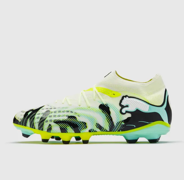 Puma Future Z হলুদ সবুজ লো-কাট সক-ফিট আপার ফার্ম-গ্রাউন্ড সকার শোজ 15