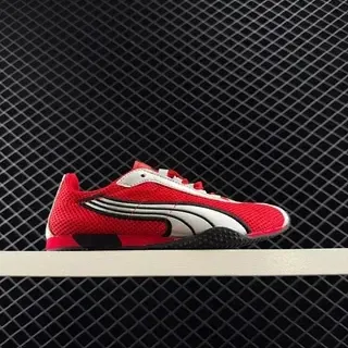 Puma H-Street पतली सोल लाल सफेद काला लाइफस्टाइल स्नीकर्स