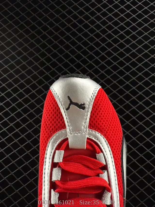 Puma H-Street Thin Sole Red White Black Lifestyle Sneakers 2