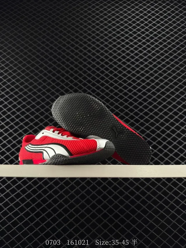 Puma H-Street Thin Sole Red White Black Lifestyle Sneakers 5