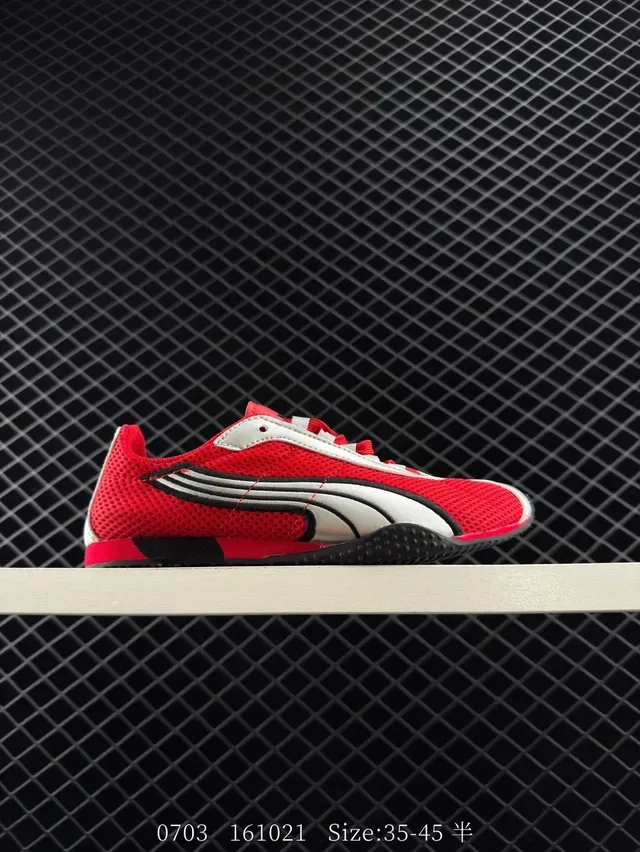 Puma H-Street Thin Sole Red White Black Lifestyle Sneakers 6