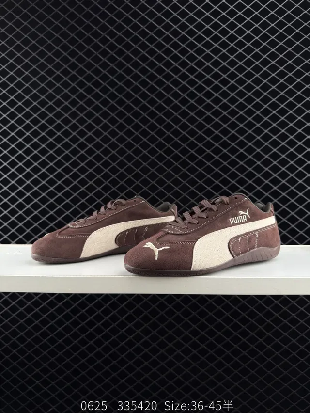 Puma Speedcat OG Brown and Beige Lifestyle Sneakers 2