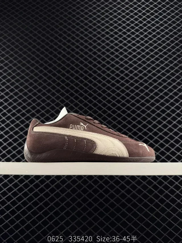 Puma Speedcat OG Brown and Beige Lifestyle Sneakers 6