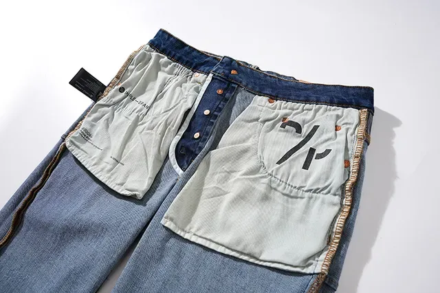 Jeans azuis distressed slim-tapered Purple Brand 6
