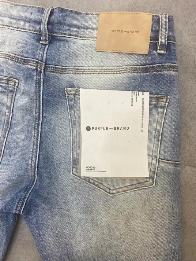 Purple Brand Jeans lavage clair gradiente fade slim-tapered 2