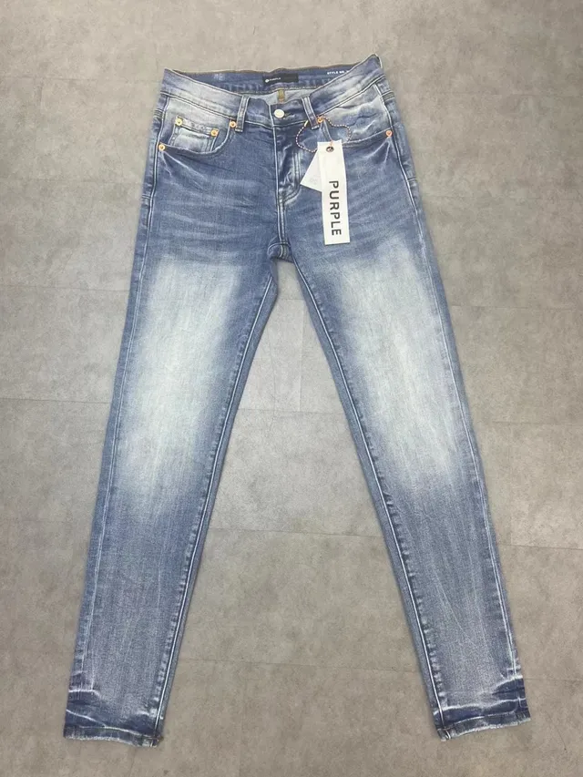 Purple Brand Jeans lavage clair gradiente fade slim-tapered 5