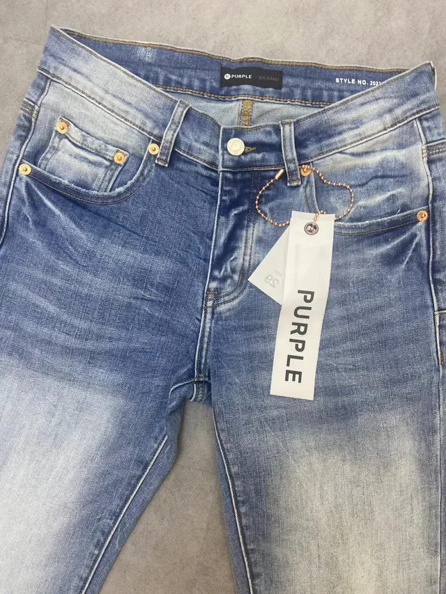 Purple Brand Jeans lavage clair gradiente fade slim-tapered 6