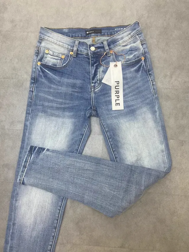 Purple Brand Jeans lavage clair gradiente fade slim-tapered 7