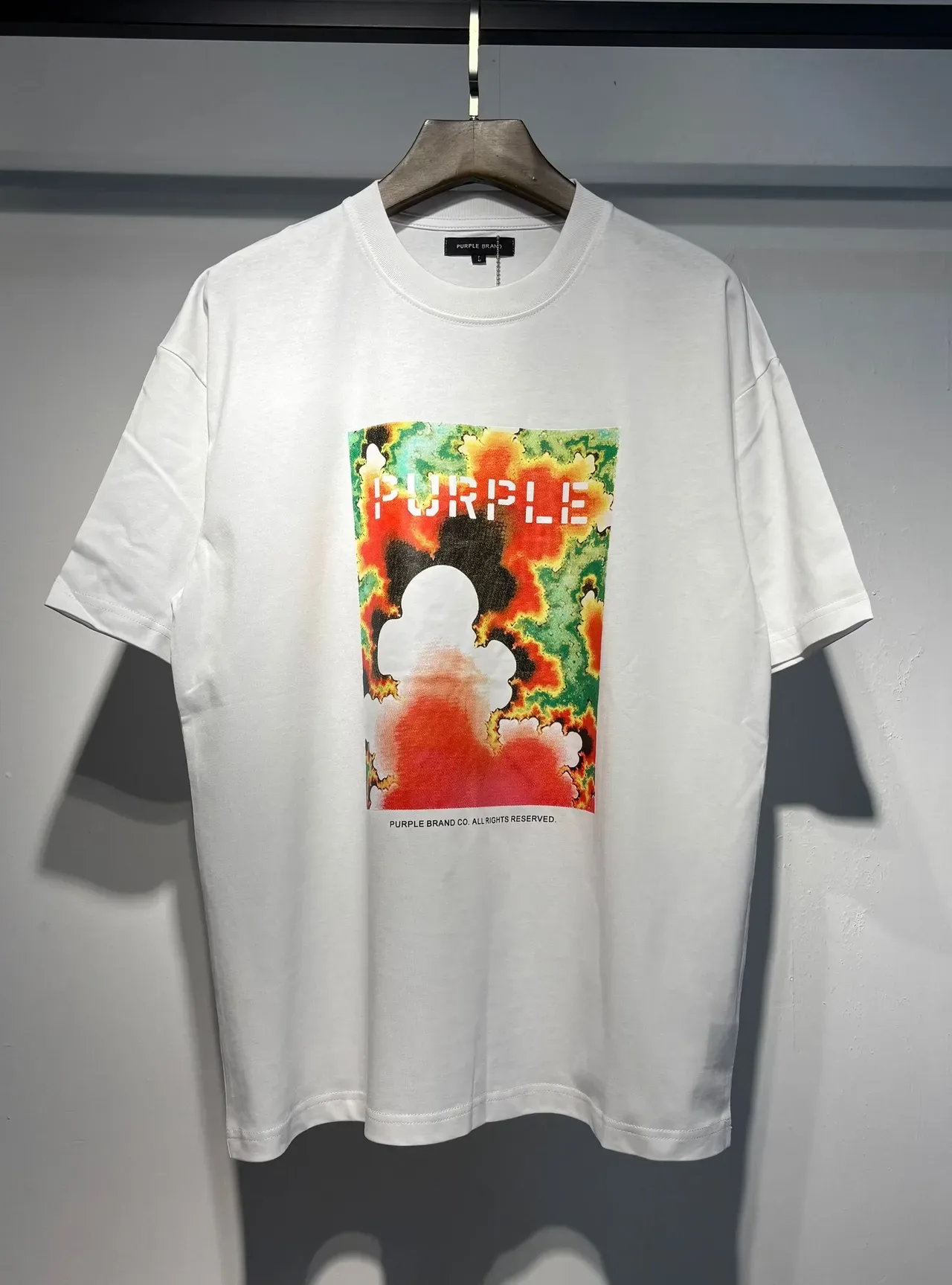 T-shirt oversize imprimé graphique Purple Brand 2