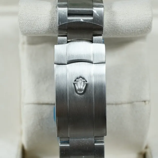 Rolex Air-King Relógio de Quadrante Preto Aço Inoxidável Mecânico 5