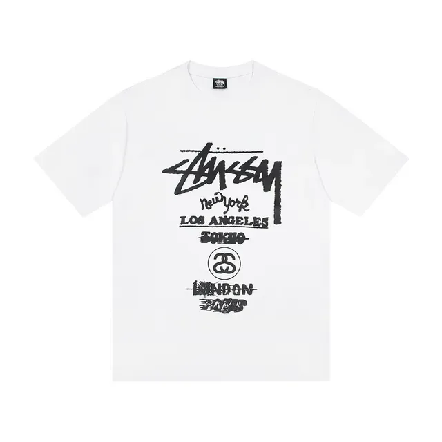 تي شيرت Stussy City Series بطباعة جرافيك 4