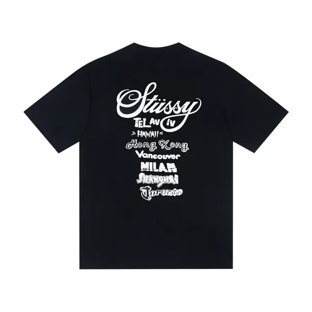 تي شيرت Stussy City Series بطباعة جرافيك 5