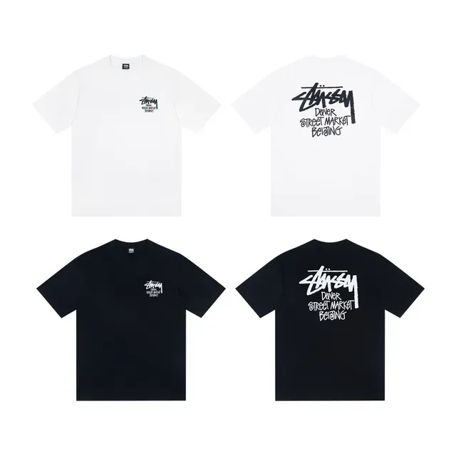 تي شيرت جرافيك Stussy Dong Street Market Beijing 2