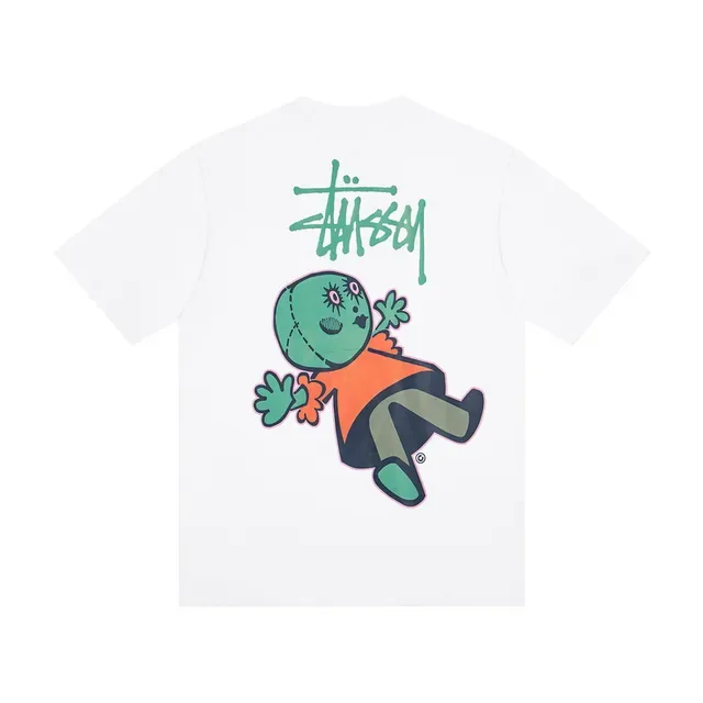 Stussy Graphic Print Crew Neck T-Shirt 2