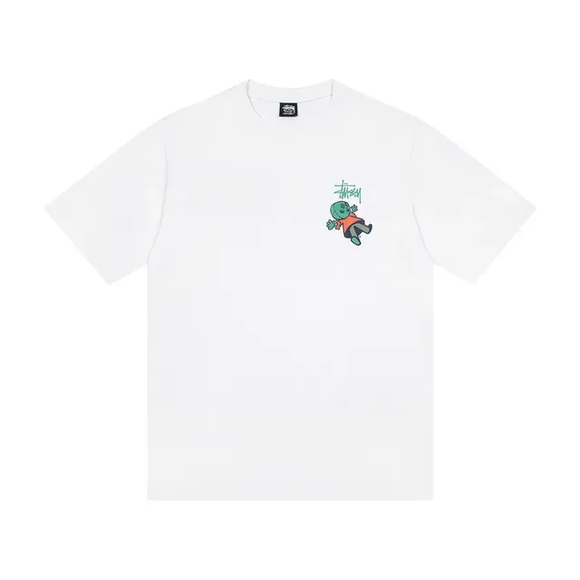 Stussy Graphic Print Crew Neck T-Shirt 3