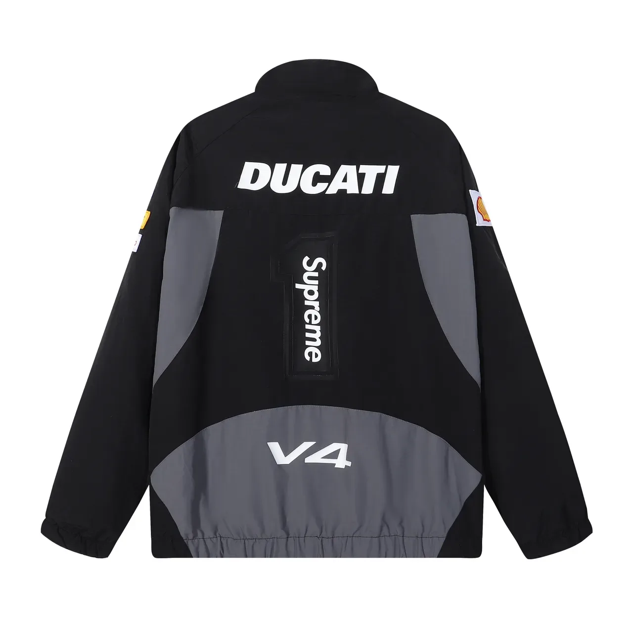 Supreme Ducati Racing White Red Zip-Up Windbreaker Jacket Tracksuit 4