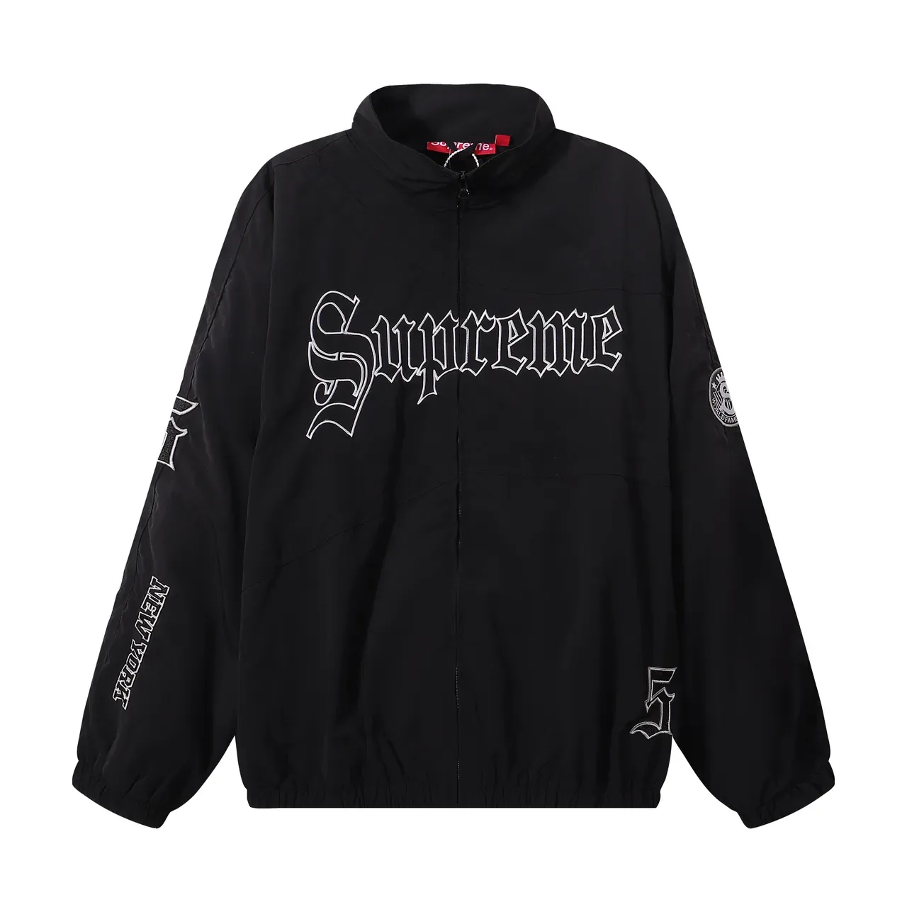 Supreme Windbreaker com Logo Gótico e Colorblock 12