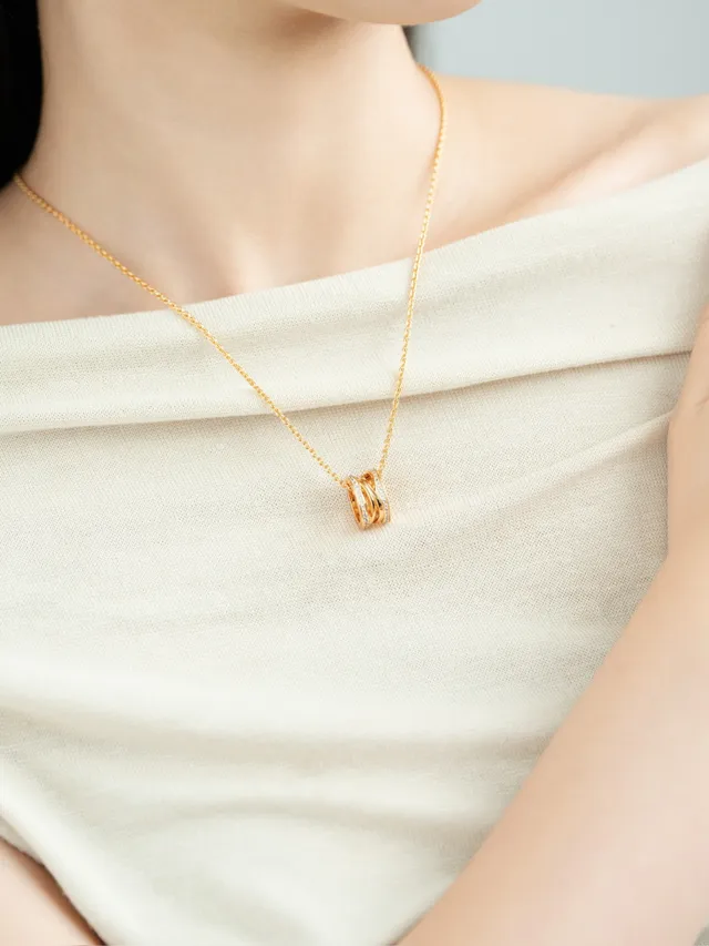 Tiffany & Co. HardWear इंटर्लॉकिंग रिंग पावे डायमंड नेसलेस 6
