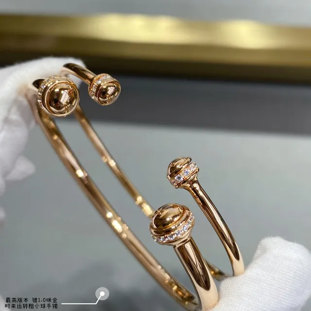 Tiffany & Co. HardWear ছোট গোলক Pavé ডায়মন্ড রোজ গোল্ড ব্রেসলেট 6