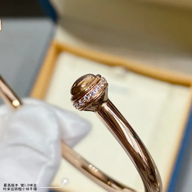Tiffany & Co. HardWear ছোট গোলক Pavé ডায়মন্ড রোজ গোল্ড ব্রেসলেট 8