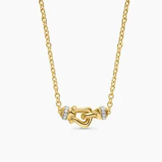 Tiffany & Co. HardWear Pavé Toggle Clasp Gold Necklace