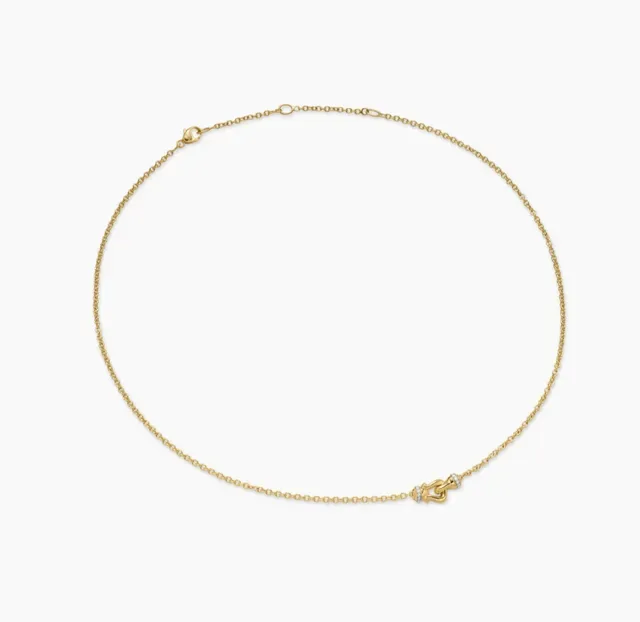 Tiffany & Co. HardWear Pavé Toggle Clasp Gold Necklace 9
