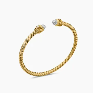 Tiffany & Co. HardWear मोड़ रस्सी पावे हीरा ब्रेसलेट