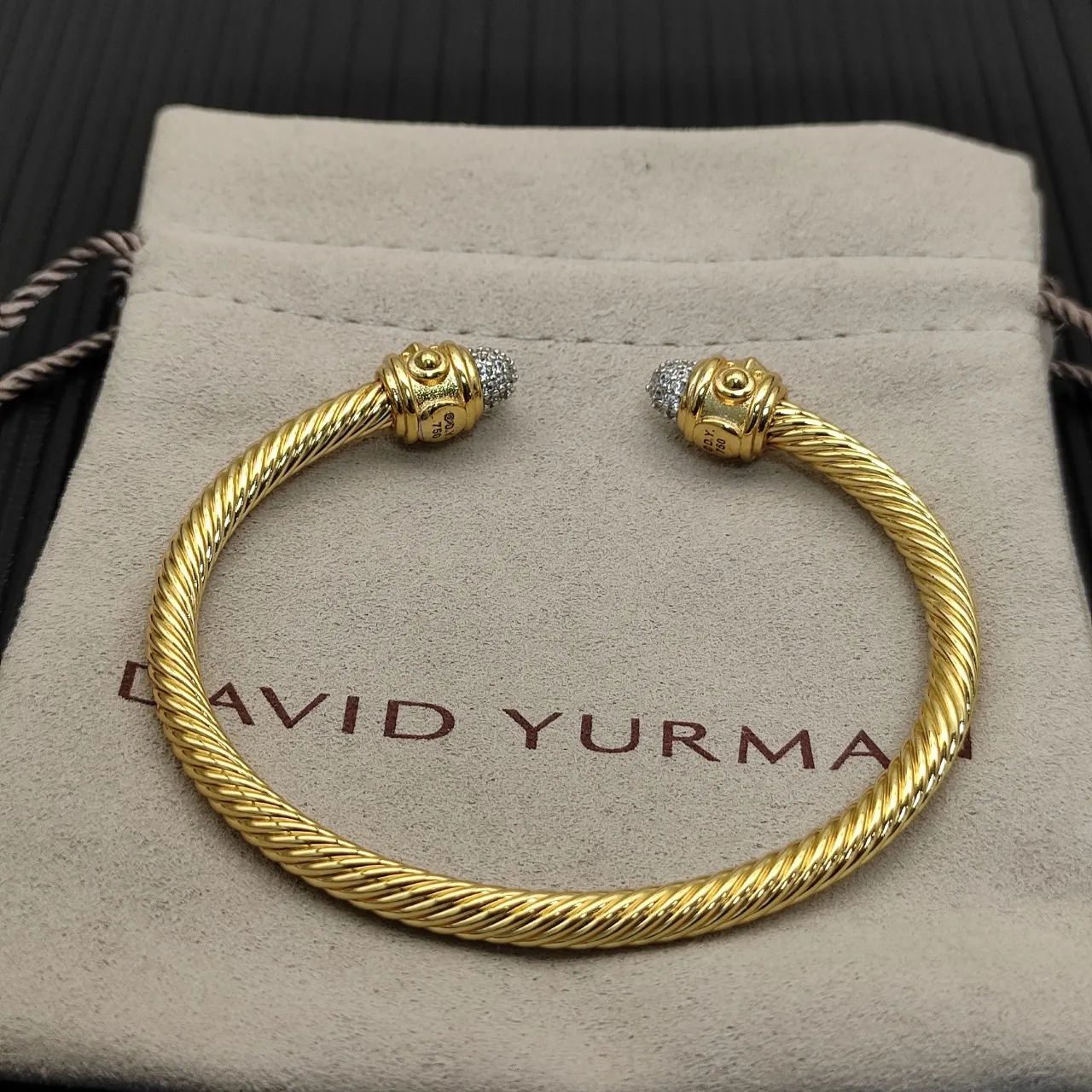 Tiffany & Co. HardWear Twisted Rope Pavé Diamond Bracelet 8