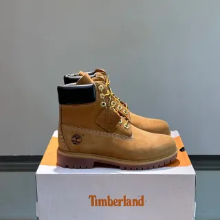 Timberland Premium 6-Inch Tan Nubuck Work Boots