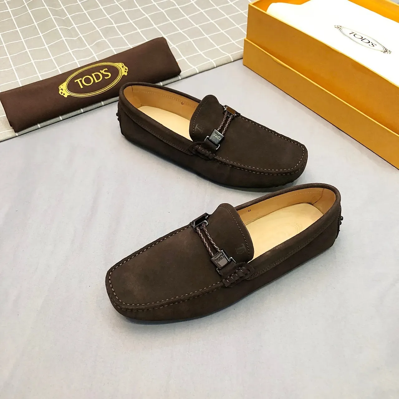 Tod's Brown Suede Horsebit Loafer 3