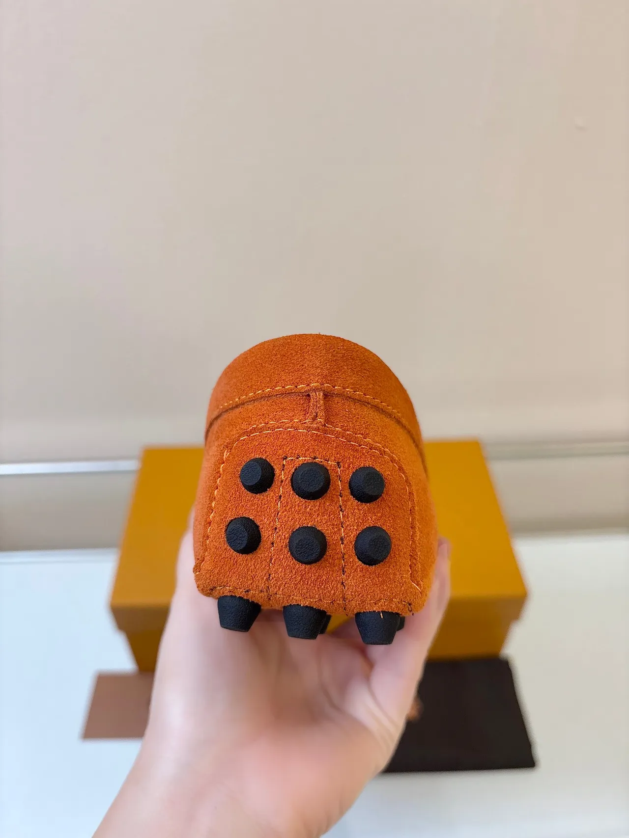 Tod's Horsebit Loafer नारंगी सूड लोअफर 4