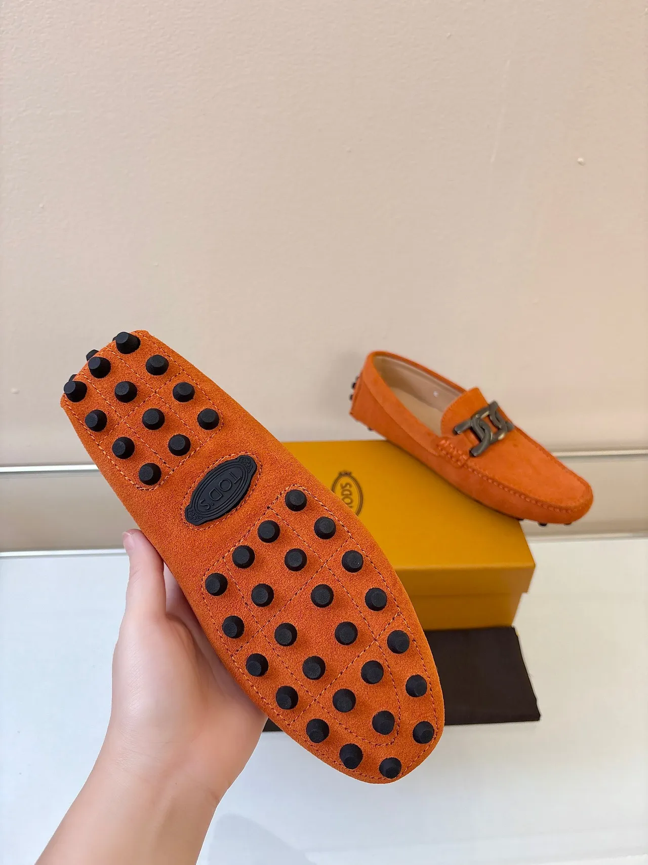 Tod's Horsebit Loafer नारंगी सूड लोअफर 5
