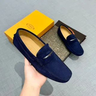 Tod's Gommino Loafer नेवी स्यूड पेनी लोफर