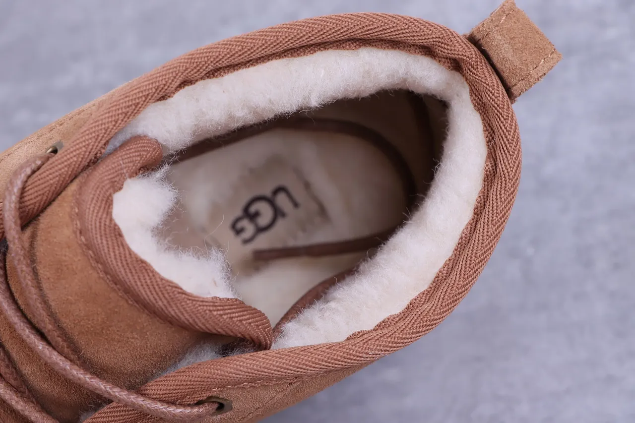 UGG Classic Chukka Chestnut Suede Shearling-Lined Ankle Boots 2