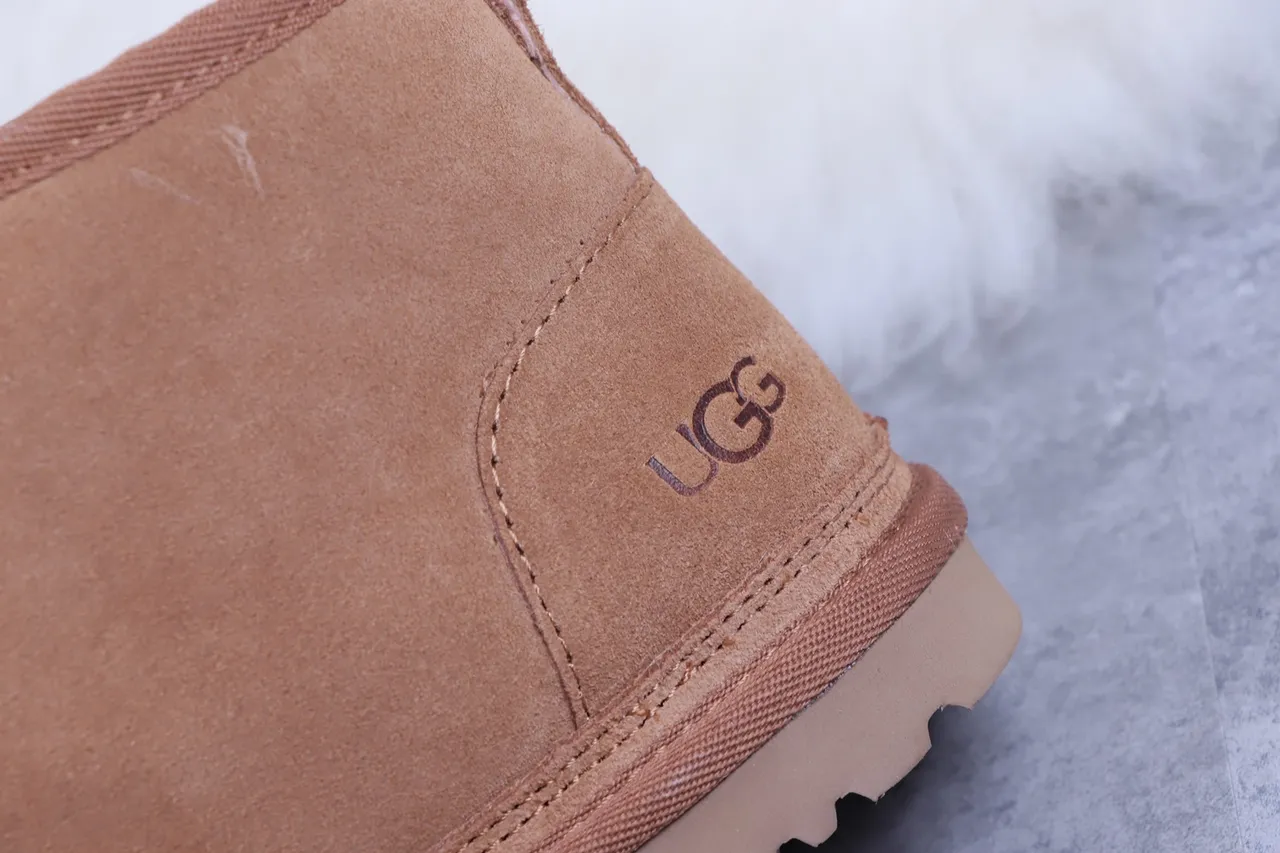 UGG Classic Chukka Chestnut Suede Shearling-Lined Ankle Boots 3