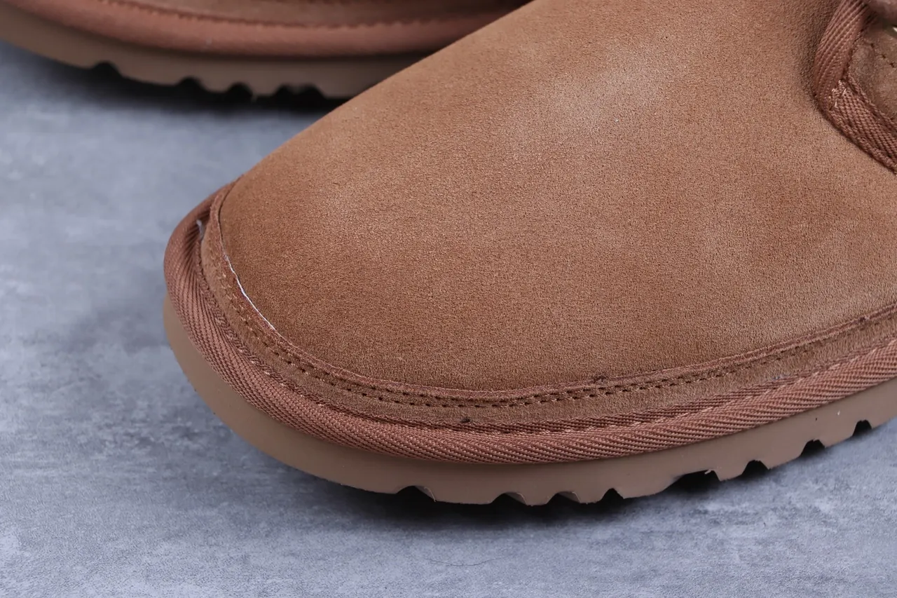 UGG Classic Chukka Chestnut Suede Shearling-Lined Ankle Boots 4