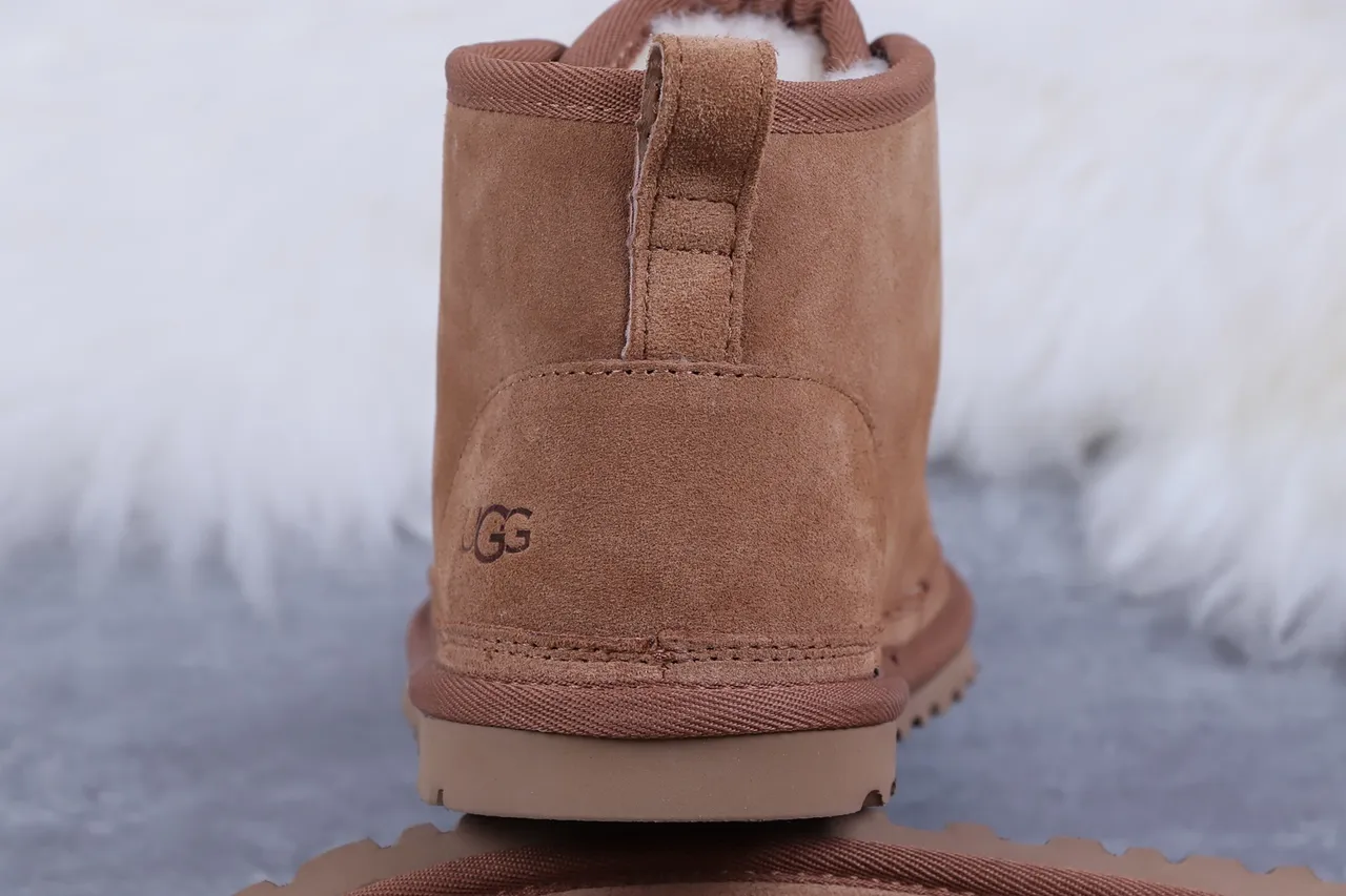 UGG Classic Chukka Chestnut Suede Shearling-Lined Ankle Boots 5