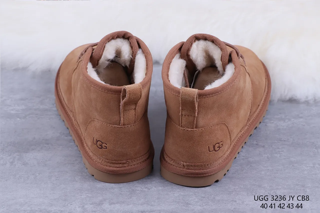UGG Classic Chukka Chestnut Suede Shearling-Lined Ankle Boots 8