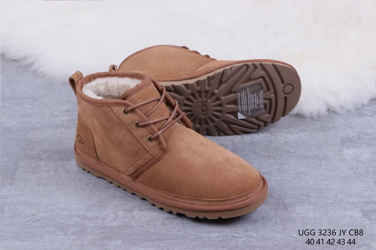 UGG Classic Chukka Chestnut Suede Shearling-Lined Ankle Boots 10