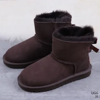 UGG Classic Mini Bow Chocolate Brown 雪靴