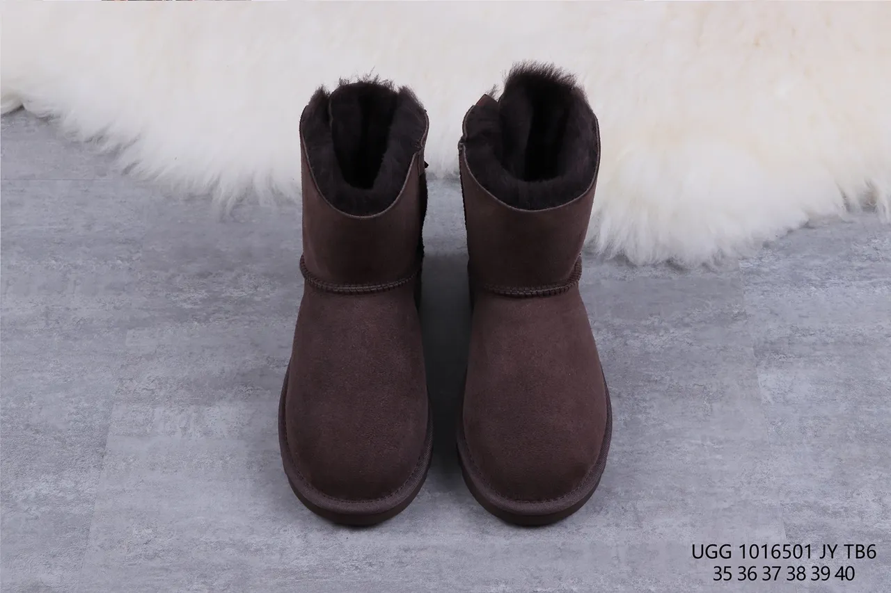 UGG Classic Mini Bow Chocolate Brown 雪靴 9