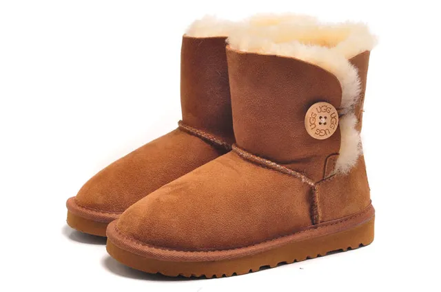 UGG Classic Short Tan Shearling-Lined Snow Boots 2
