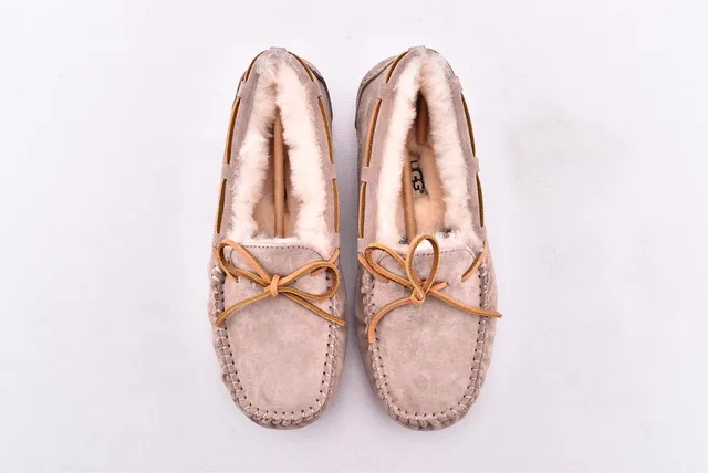 UGG Dakota Shearling-Lined Suede Loafers 3