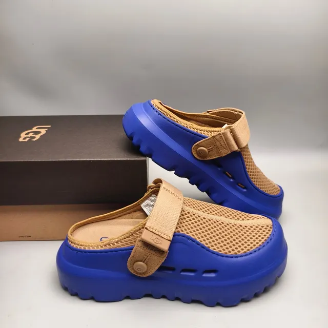 UGG Tasman নীল এবং বাদামী জাল ক্লগ 6