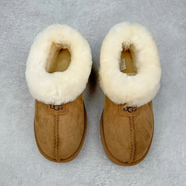 UGG Tasman Brown Beige Shearling-Lined Suede Upper Casual Shoes 2