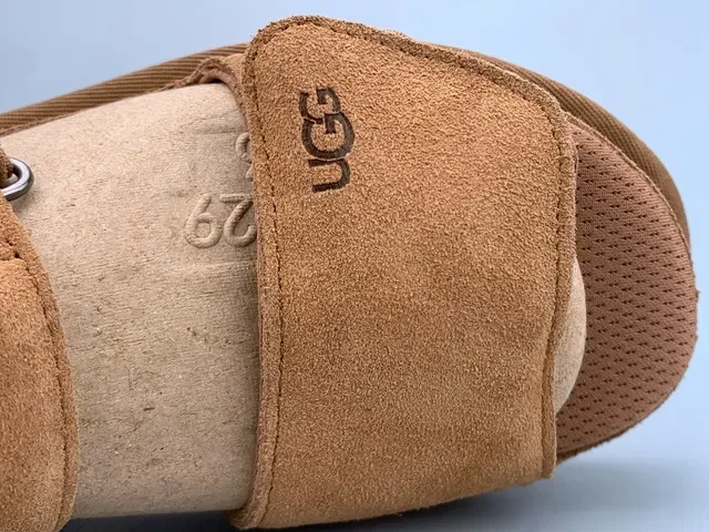 UGG Tasman Brown Suede Platform Casual Sandals 8
