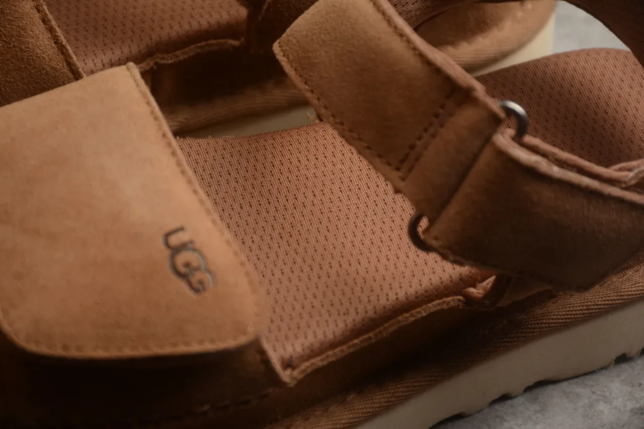 UGG Tasman Brown Suede Platform Casual Sandals 18