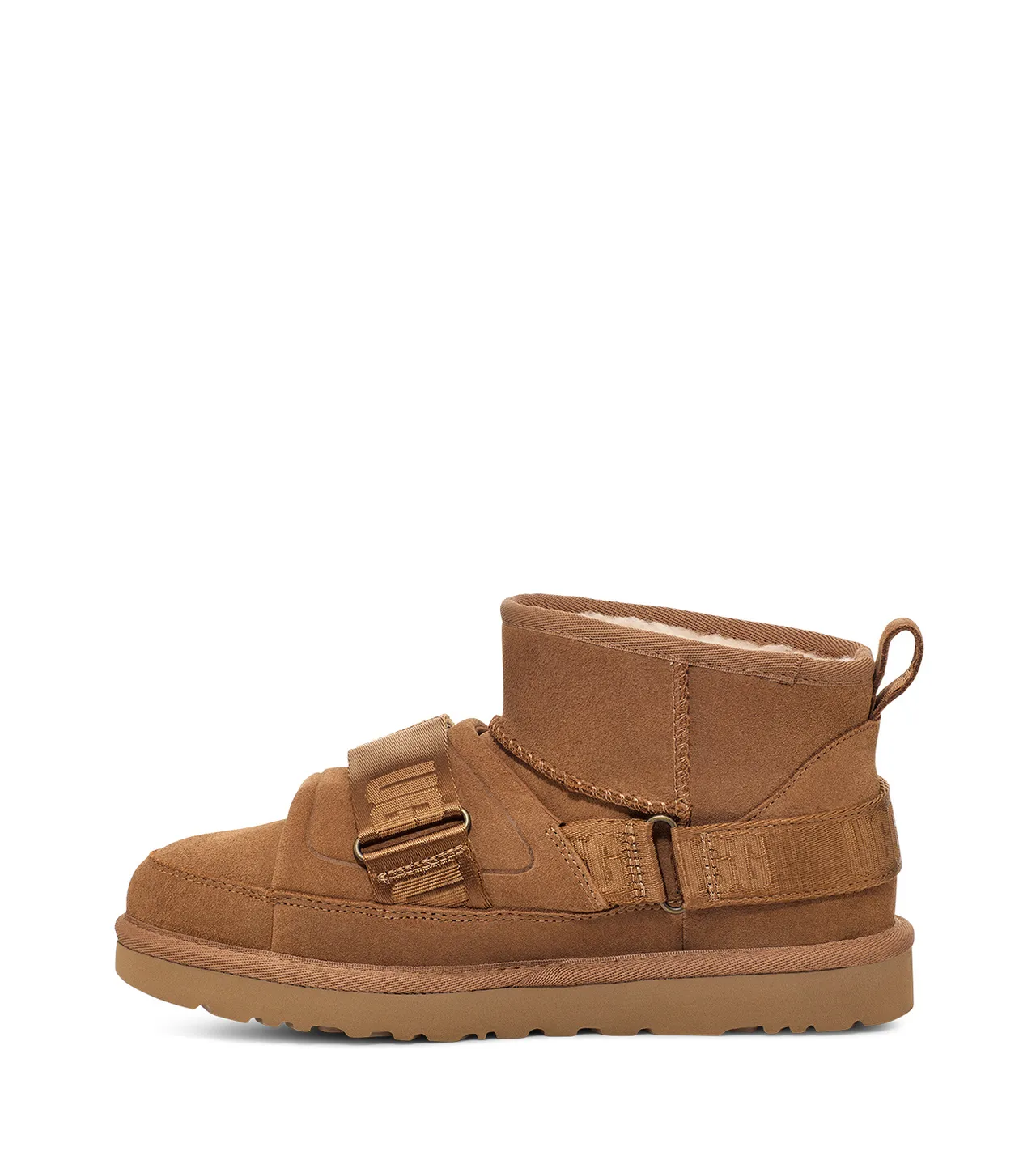 UGG Tasman 棕色麂皮带雪靴 2